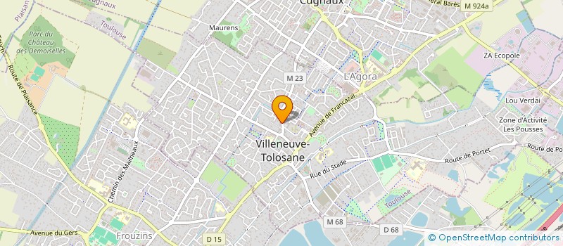 localisation de l'entreprise DAHU à VILLENEUVE-TOLOSANE