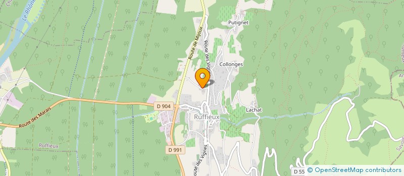 localisation de l'entreprise DAHU NATURE  RUFFIEUX