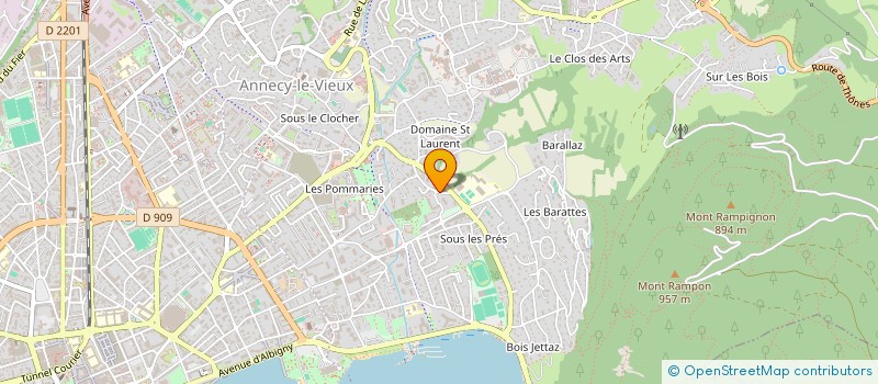 localisation de l'entreprise DAHUTS à ANNECY