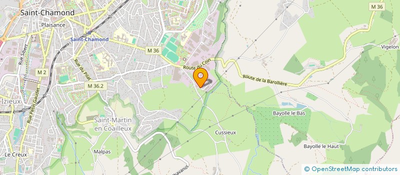 localisation de l'entreprise DAI  SAINT-CHAMOND