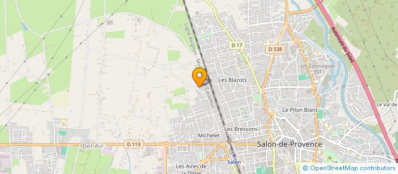 localisation de l'entreprise DAICOME à SALON-DE-PROVENCE