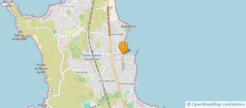 localisation de l'entreprise DAIEN VINCENT LMNP 012023  SAINT-PIERRE-QUIBERON