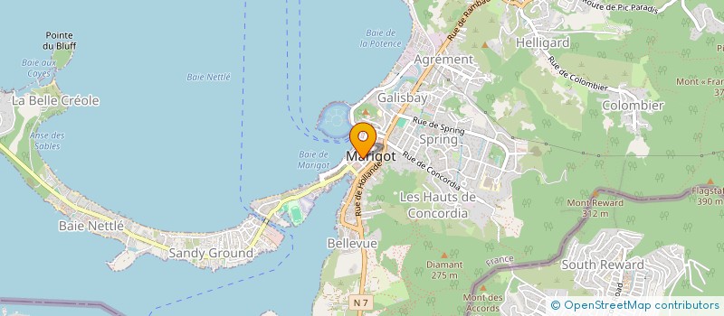 localisation de l'entreprise DAIGE SAS  SAINT-MARTIN