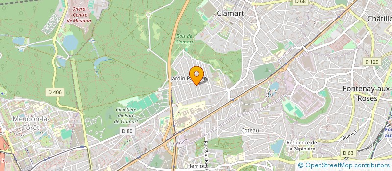 localisation de l'entreprise DAIJI ET CIE à CLAMART