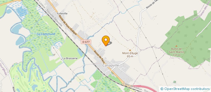 localisation de l'entreprise DAIK IMMO à CANAPVILLE