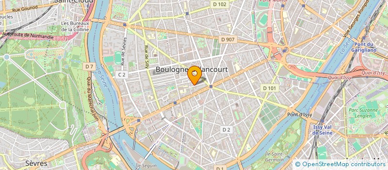 localisation de l'entreprise DAIKII BOUBA  BOULOGNE-BILLANCOURT