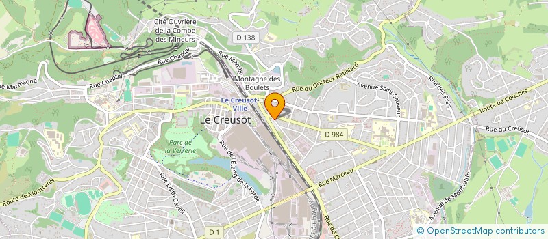 localisation de l'entreprise DAILCROIX LOCATION à LE CREUSOT
