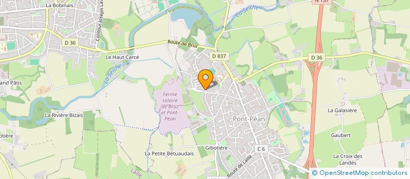 localisation de l'entreprise DAILE  PONT-PEAN