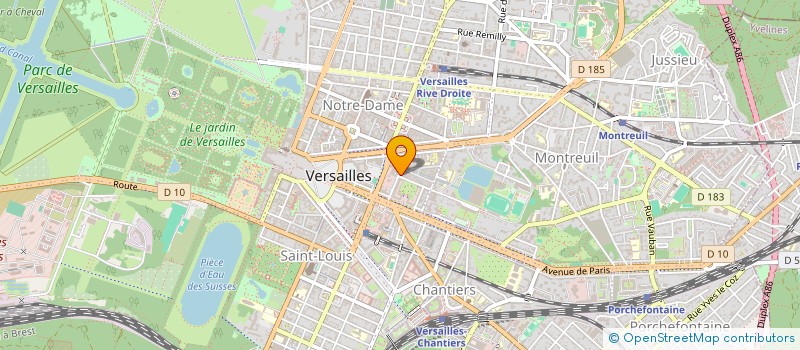 localisation de l'entreprise DAILIN à VERSAILLES