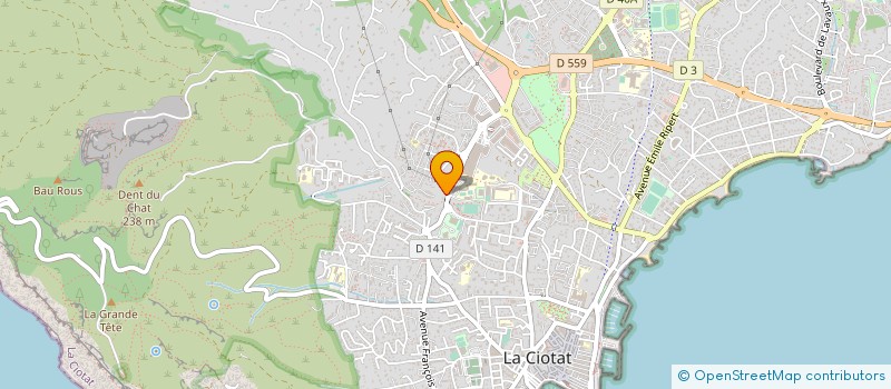 localisation de l'entreprise DAILLE-QUESSADA  LA CIOTAT