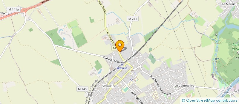 localisation de l'entreprise DAILLYBIRD  WAVRIN