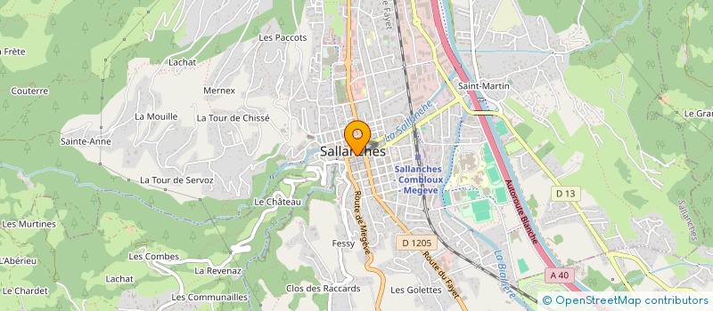 localisation de l'entreprise DAILY à SALLANCHES