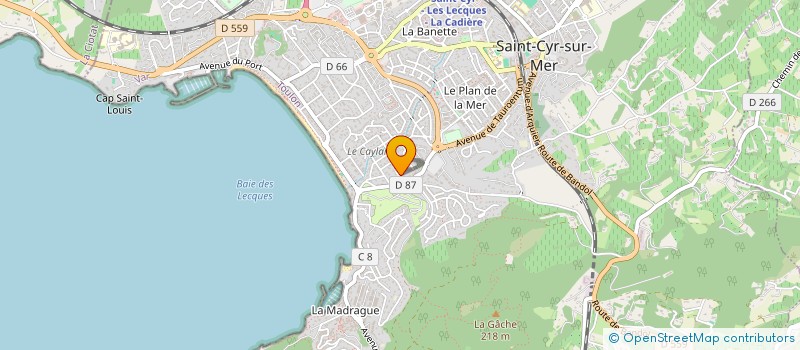localisation de l'entreprise DAILY CENTRAL à SAINT-CYR-SUR-MER