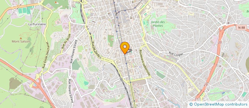 localisation de l'entreprise DAILY COFFEE SHOP  SAINT-ETIENNE