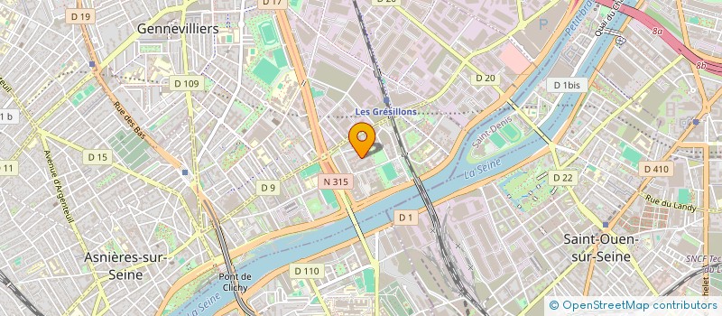 localisation de l'entreprise DAILY DUTY  ASNIERES-SUR-SEINE