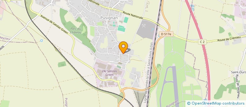 localisation de l'entreprise DAILY GEST  PUSIGNAN