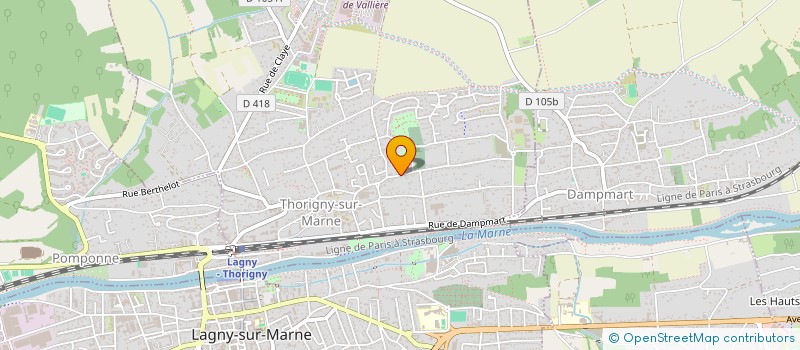 localisation de l'entreprise DAILY VERY  THORIGNY-SUR-MARNE