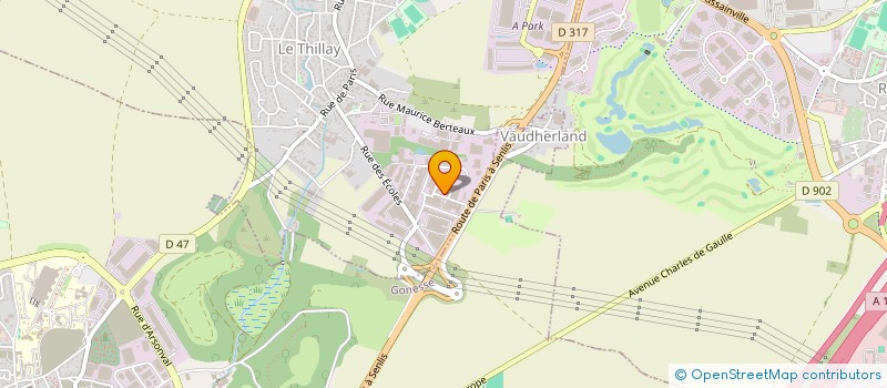 localisation de l'entreprise DAIM FACTORY  THILLAY (LE)