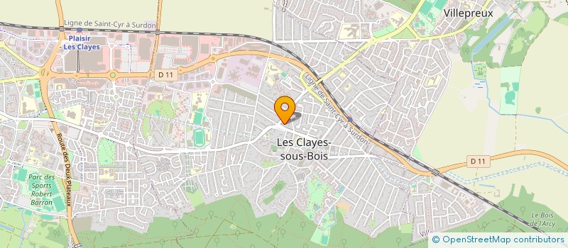 localisation de l'entreprise DAIM IMMO à LES CLAYES-SOUS-BOIS