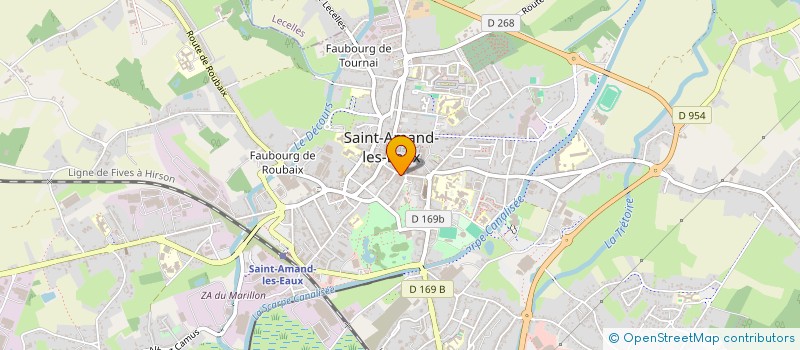localisation de l'entreprise DAIMCL à SAINT-AMAND-LES-EAUX