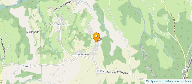 localisation de l'entreprise DAIMER  MONTSEVEROUX