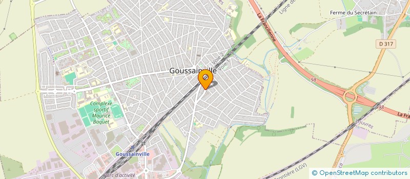 localisation de l'entreprise DAINA  GOUSSAINVILLE