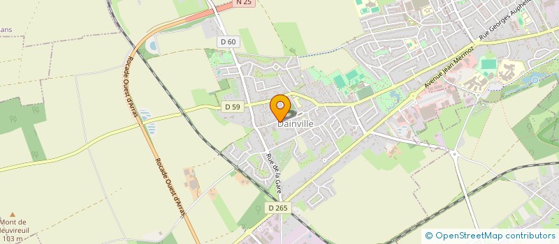 localisation de l'entreprise DAINVILLE, LOISIRS ET FETES  DAINVILLE