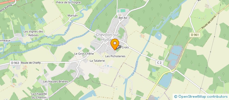 localisation de l'entreprise DAIRE NICOLAS GAD AUTO à CHEVILLON-SUR-HUILLARD