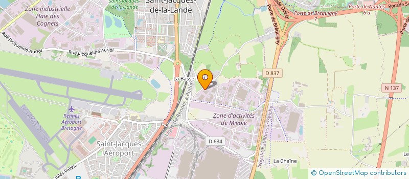 localisation de l'entreprise DAIRY SPARES SARL à SAINT-JACQUES-DE-LA-LANDE