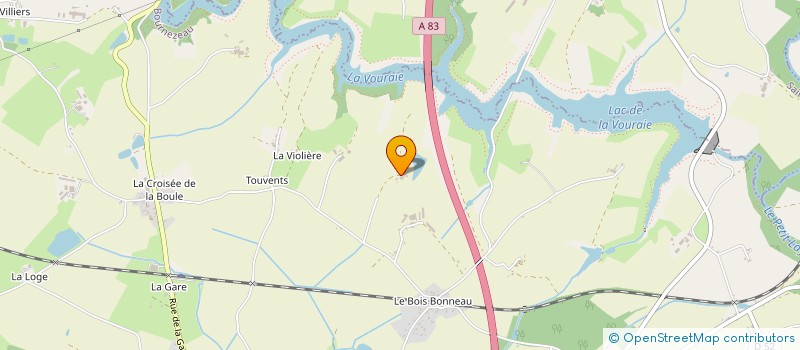 localisation de l'entreprise DAIRY VEINE à BOURNEZEAU