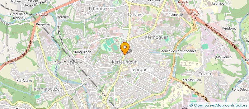 localisation de l'entreprise DAISY  QUIMPER