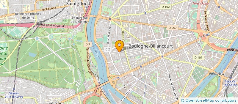 localisation de l'entreprise DAISY DAY FILMS à BOULOGNE-BILLANCOURT