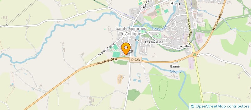 localisation de l'entreprise DAISY & OLIVE à SEGRE-EN-ANJOU BLEU