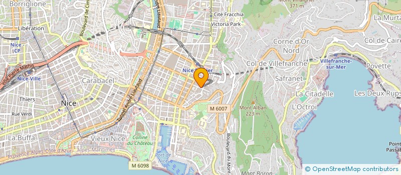 localisation de l'entreprise DAISY TEMPLE PRODUCTION  NICE