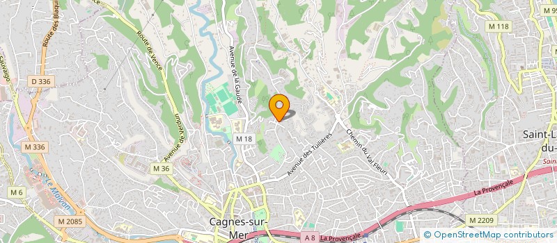 localisation de l'entreprise DAITONE à CAGNES-SUR-MER