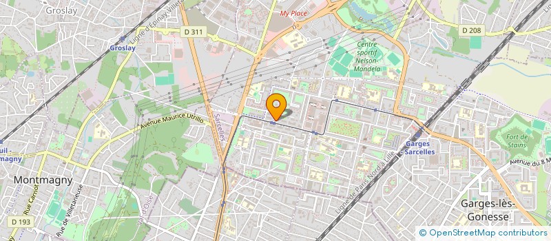 localisation de l'entreprise DAIVINA à SARCELLES