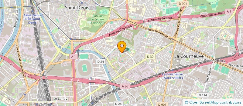 localisation de l'entreprise DAJ BATIMENT à SAINT-DENIS
