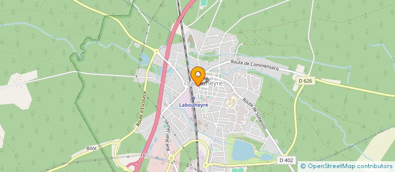 localisation de l'entreprise DAJ LARRIEU  LABOUHEYRE