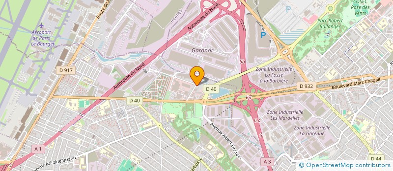 localisation de l'entreprise DAJ TRANSPORT  LE BLANC-MESNIL