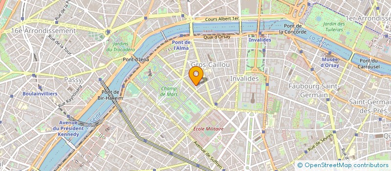 localisation de l'entreprise DAJAC à PARIS