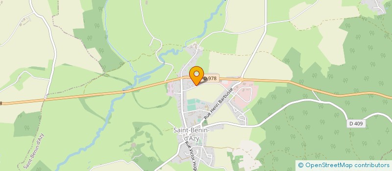 localisation de l'entreprise DAJAZY  SAINT BENIN D'AZY