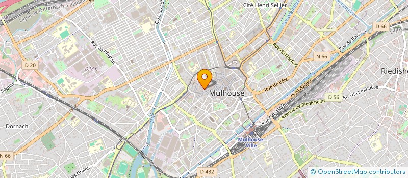 localisation de l'entreprise DAJE  MULHOUSE