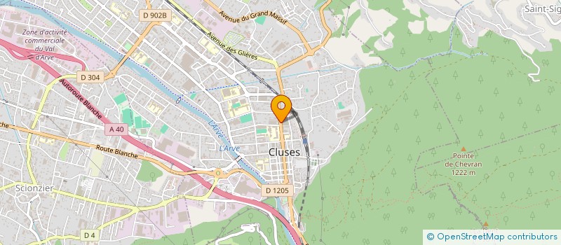 localisation de l'entreprise DAJEDE  CLUSES