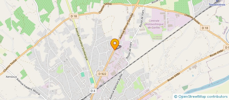 localisation de l'entreprise DAJEMA à GAILLAC