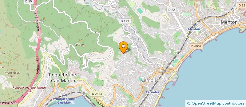 localisation de l'entreprise DAJESON à ROQUEBRUNE-CAP-MARTIN