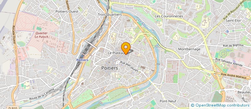 localisation de l'entreprise DAJJA à POITIERS