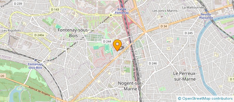 localisation de l'entreprise DAJOLAUNI  NOGENT-SUR-MARNE