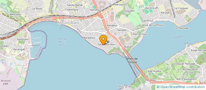 localisation de l'entreprise DAJORADE  LE RELECQ-KERHUON