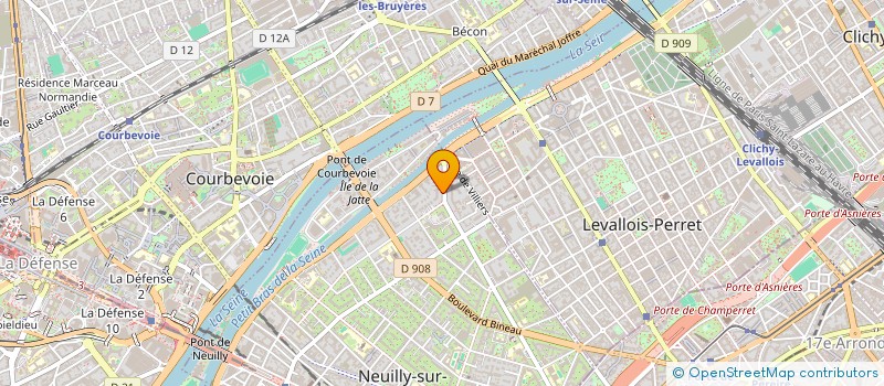 localisation de l'entreprise DAJOU NDOMBASI à NEUILLY-SUR-SEINE