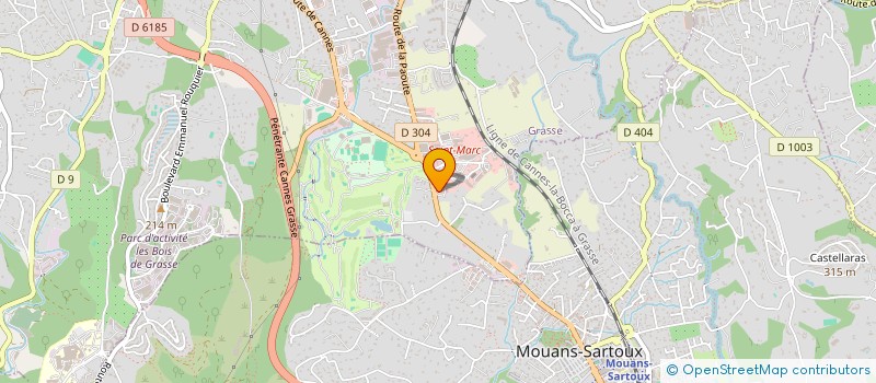 localisation de l'entreprise DAJU RENOVATION à GRASSE